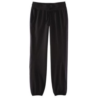 C9 by Champion Womens Active Woven Track Pant   Black/Indigo Screen L