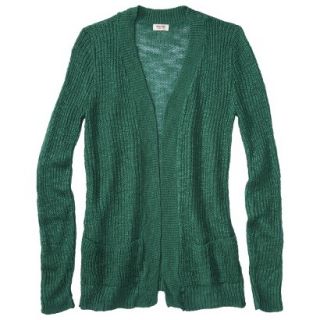 Mossimo Supply Co. Juniors Open Front Cardigan   Green L(11 13)