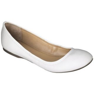 Womens Mossimo Supply Co. Ona Ballet Flats   White 9