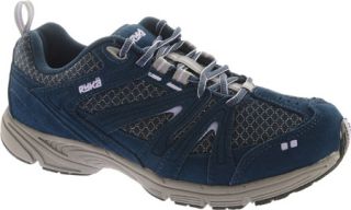 Womens Ryka Cascade   Navy/Nickel Grey/Light Purple Walking Shoes