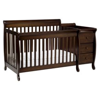 DaVinci Kalani 4 in 1 Crib and Changer Combo with Toddler Rail   Espresso