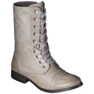 Womens Mossimo Supply Co. Khalea Combat Boots   Natural 9.5