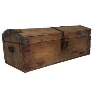 Gertrude Late 18th Century Wood Coach Trunk