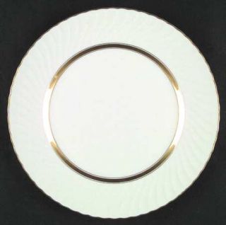 Mikasa Golden Swirl Dinner Plate, Fine China Dinnerware   Swireld Edge,Thick Gol
