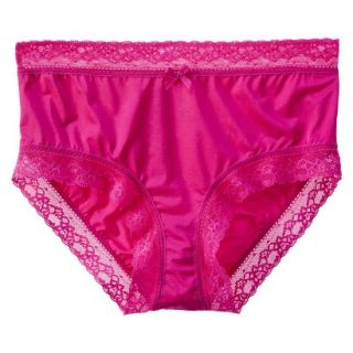 Gilligan & OMalley Womens Micro Lace Boxer Brief   Fandango Pink L