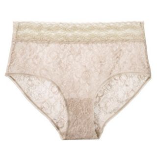 Gilligan & OMalley Womens All Over Lace Brief   Mochaccino XS