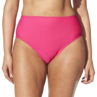 Womens Plus Size Bikini Swim Bottom   Fire Red 24W