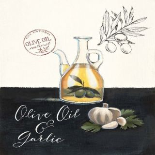 Wall Hanging Olive Oil & Garlic 12x12