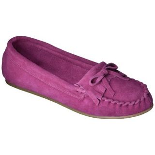 Womens Mossimo Supply Co. Genuine Suede Lark Moccasin   Pink 7
