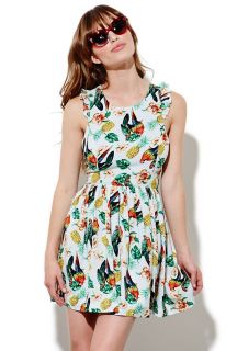 Womens Renamed Dresses & Rompers   Renamed Hawaiian Fit And Flare Dress