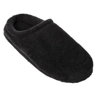 Totes Elements Mens Microterry Clog Slippers   Black M