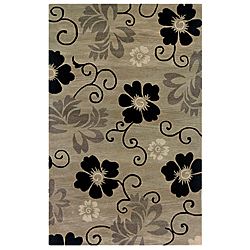 Hand tufted Hesiod Pewter Rug (9 X 12)