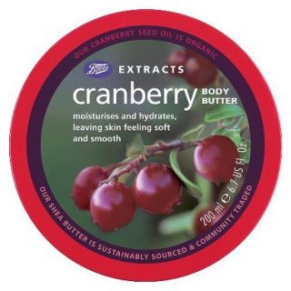 Boots Extracts Cranberry Body Butter   6.7 oz