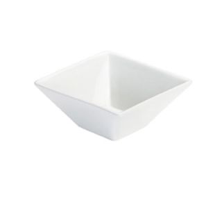 Cal Mil 30 oz Square Bowl   Porcelain, Bright White