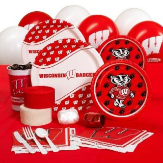 Wisconsin Badgers College Party Pack for 8 Guests