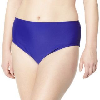 Womens Plus Size Bikini Swim Bottom   Cobalt Blue 18W