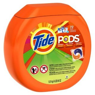 Tide Pods Alpine Breeze Laundry Detergent Pacs Scent   72 Count