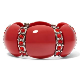 Aris by Treska Red Stone Stretch Bracelet