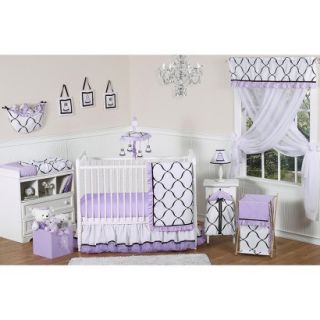 11pc Princess Crib Set   Purple