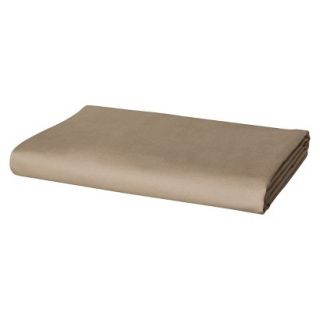 Threshold Ultra Soft 300 Thread Count Fitted Sheet   Tan (Twin)