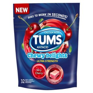 TUMS Chewy Delights Cherry   32 count