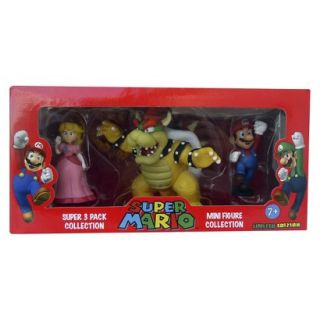 Super Mario Mini Figure Collection   3 Pack