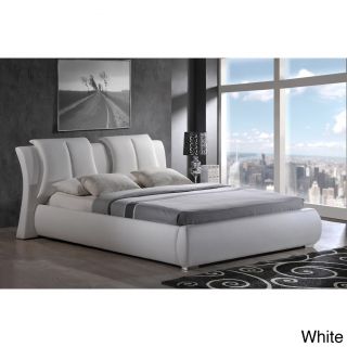 Global Furniture Usa Faux Leather Queen Bed White Size Queen