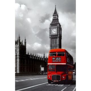 Art   London Red Bus Poster