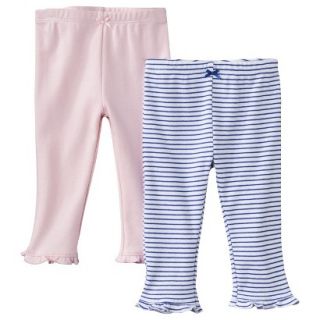 Just One YouMade by Carters Newborn Girls 2 Pack Pant   Pink 12 M