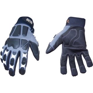 Gravel Gear Impact Performance Work Gloves   Gray/Black, Medium