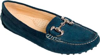 Womens Patricia Green Shelby   Navy Moccasins