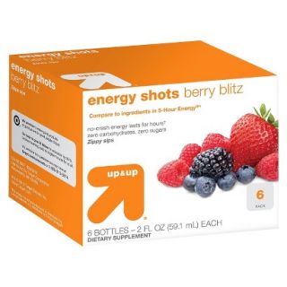 Up & Up Energy Shots Berry Blitz   6 Bottles