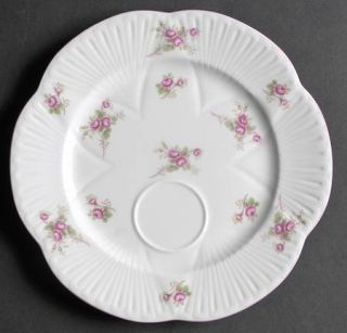 Shelley Bridal Rose (Dainty Shape) Snack Plate, Fine China Dinnerware   Dainty S
