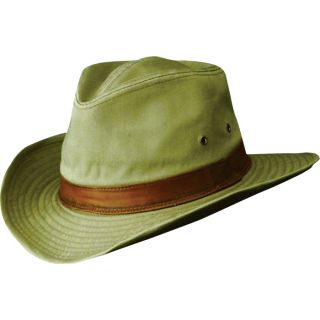 Cotton Outback Hat   Khaki, Medium, Model MC68