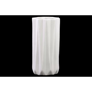 Ceramic Vase Matte White Large