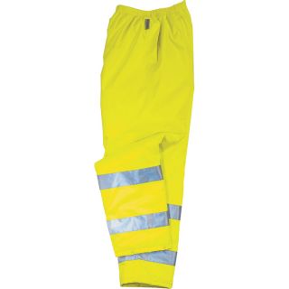 Ergodyne GloWear Class E Thermal Pants   Lime, 3XL, Model 8925