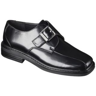 Boys Scott David Monk Dress Shoe   Black 3.5