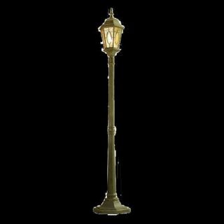 Antiqued Single Head Post Lamp