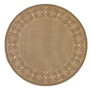 Recife Summer Chimes Natural/ Cocoa Rug (76 Round)