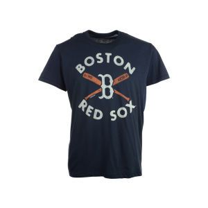 Boston Red Sox 47 Brand MLB Crossed Bats Flanker T Shirt