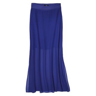 Mossimo Womens Illusion Maxi Skirt   Athens Blue S