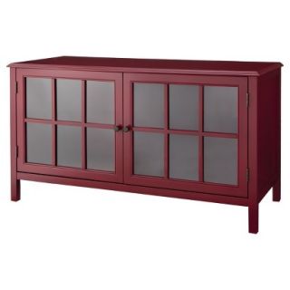 Tv Stand Threshold Windham Media Console   Red