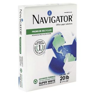Navigator Premium Recycled Paper, 95 Brightness, 20 lb   White (5000 Per Carton)