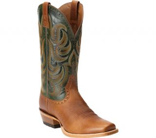 Mens Ariat Turnback   Caliche/Neon Lime Full Grain Leather Boots