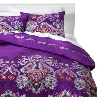 Amethyst Comforter Set   Purple (Full/Queen)