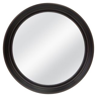 Round Mirror Threshold Deep Round Mirror   Black