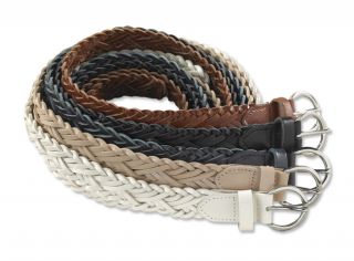 Woven leather Belt
