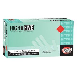 High Five Nitrile Exam Gloves   Blue (S)