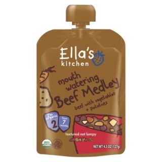Ellas Kitchen Organic Baby Food Pouch   Beef Medley 4.5 oz (7 Pack)