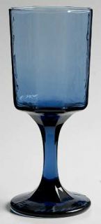 Libbey   Rock Sharpe Facets Cobalt Wine Glass   Cobalt Blue,Textured Multi Sided